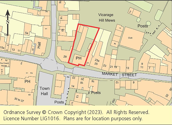 Lot: 48 - FORMER PUB WITH CONSENT FOR CONVERSION TO SIX DWELLINGS -